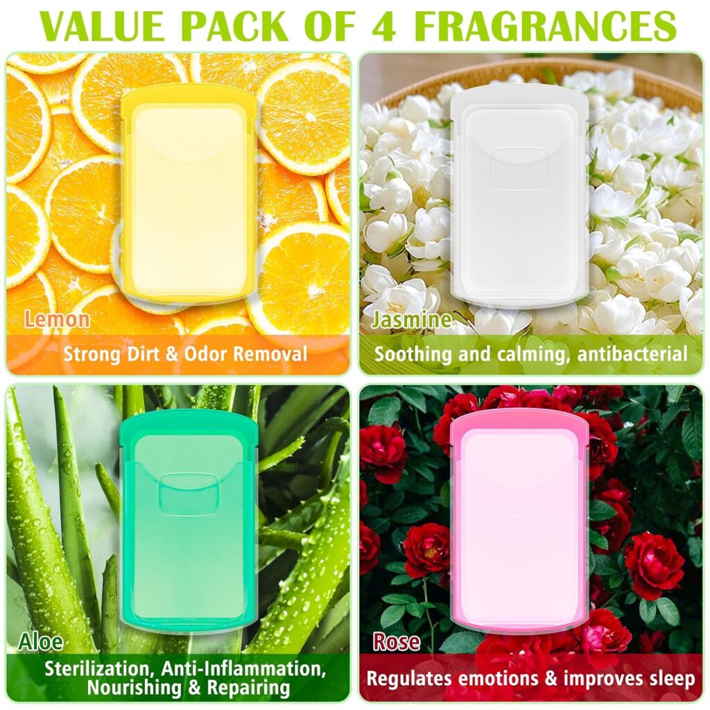 HongyiTime 2 Boxs (100 Sheets) Hand Washing Soap Sheets for Outdoor Travel,Portable Camping Hand Soap,Hiking Washing Hand Bath Paper Soap for Travel,BBQ,Party,School,Girls