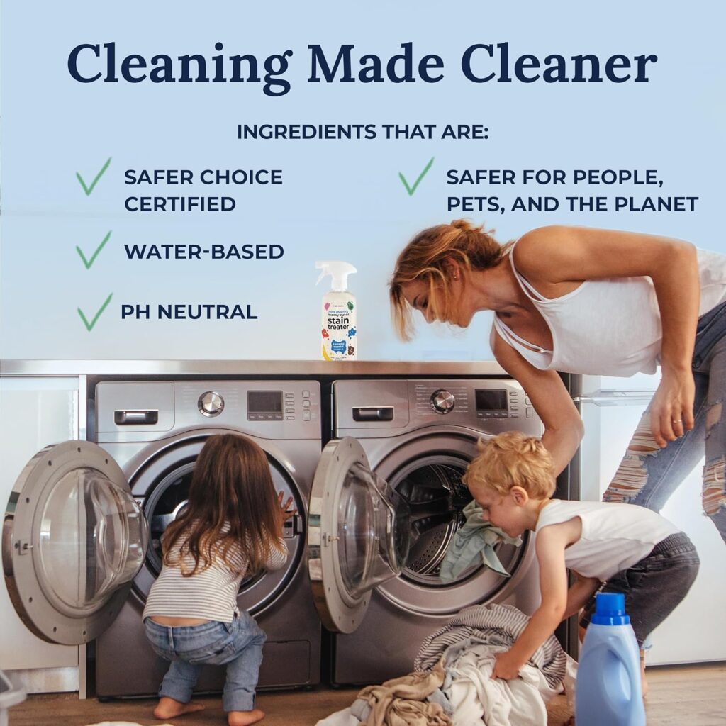 Miss Mouths Messy Eater Stain Treater Spray - 4oz Stain Remover - Newborn  Baby Essentials - No Dry Cleaning Food, Grease, Coffee Off Laundry, Underwear, Fabric